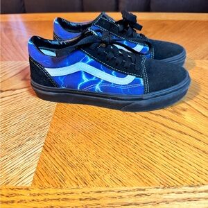 Vans Kids Black & Blue Lightning Low-Top Sneakers